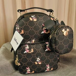 Disney Mickey Mouse Monogram Backpack